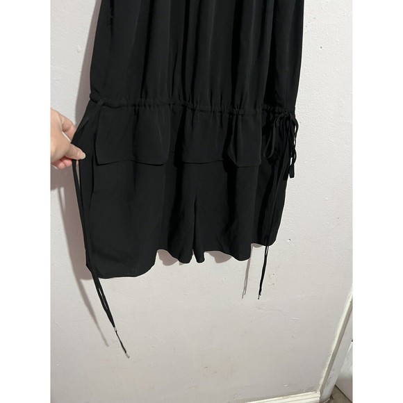 Club Monaco Black Cinched Sleeveless Romper - Picture 5 of 9